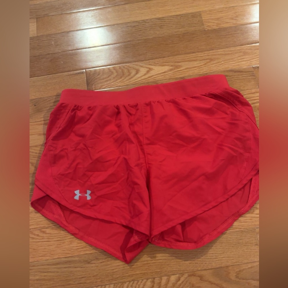 Red under amour shorts. Worn once!